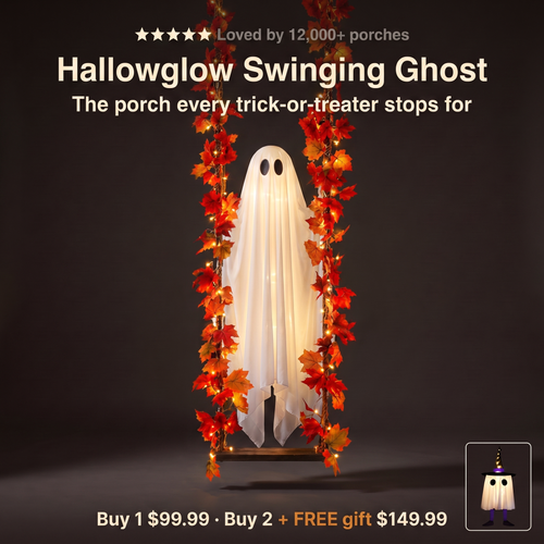 Halloween Swinging Ghost